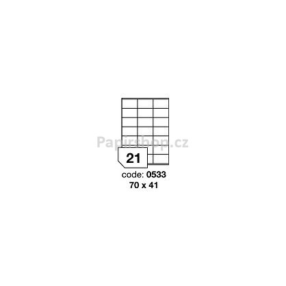 laser etikety 70x41