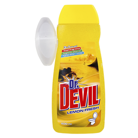 Dr. Devil Lemon Fresh Wc gel 400 ml + koš