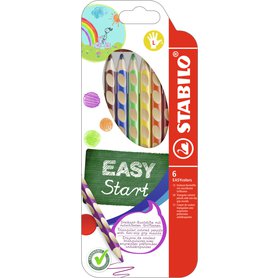 PASTELKY STABILO EASYcolors pro leváky ergon. tvarované 6 barev