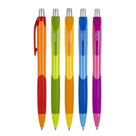 Spoko Fruity kuličkové pero, modrá náplň, mix barev