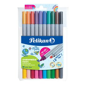 OBOUSTRANNÉ FIXY - COLORELLA   sada 10barev