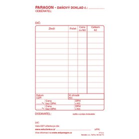 PT010 PARAGON - daňový