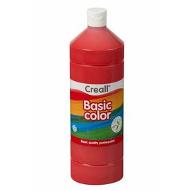 CREALL TEMPEROVÁ BARVA BASIC, 1000ml, zákl. červená