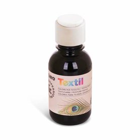 Barva na textil PRIMO, 125ml, černá
