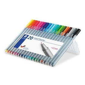 LINER TRIPLUS 334 BOX sada ,20barev, 0,3mm STAEDTLER